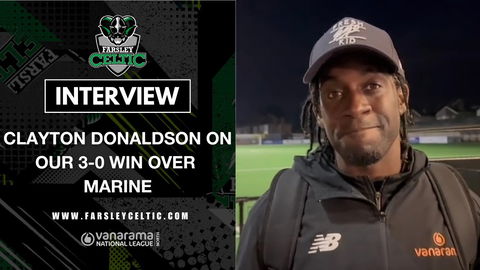 Read the full article - Post-Match Reaction: Clayton Donaldson vs Marine (A)
