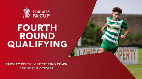 Read the full article - Celts drawn against Kettering in FA Cup 4QR