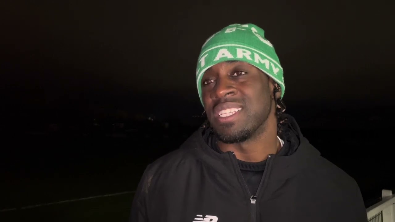 Clayton Donaldson speaks after the 1-1 draw at Banbury