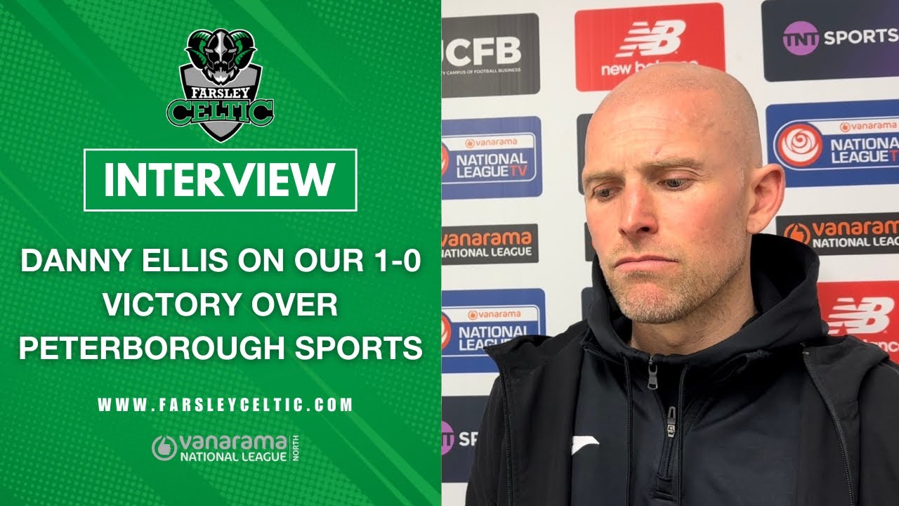 Post-Match Reaction: Danny Ellis vs Peterborough Sports (H)