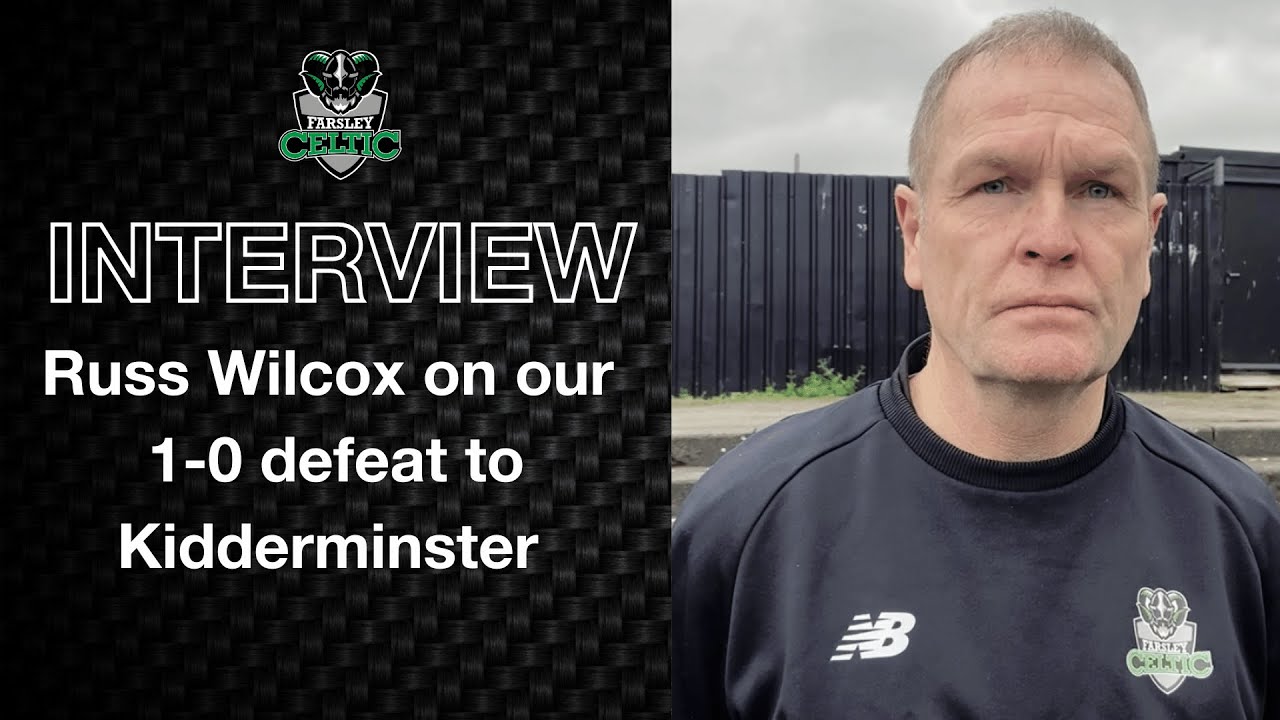 Post-Match Reaction: Russ Wilcox vs Kidderminster Harriers (H)