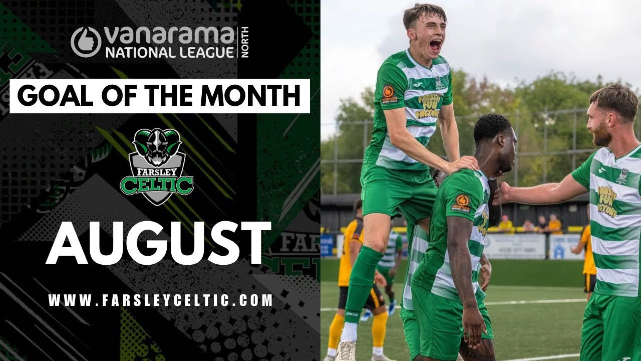 GOAL OF THE MONTH: AUGUST 🔥
