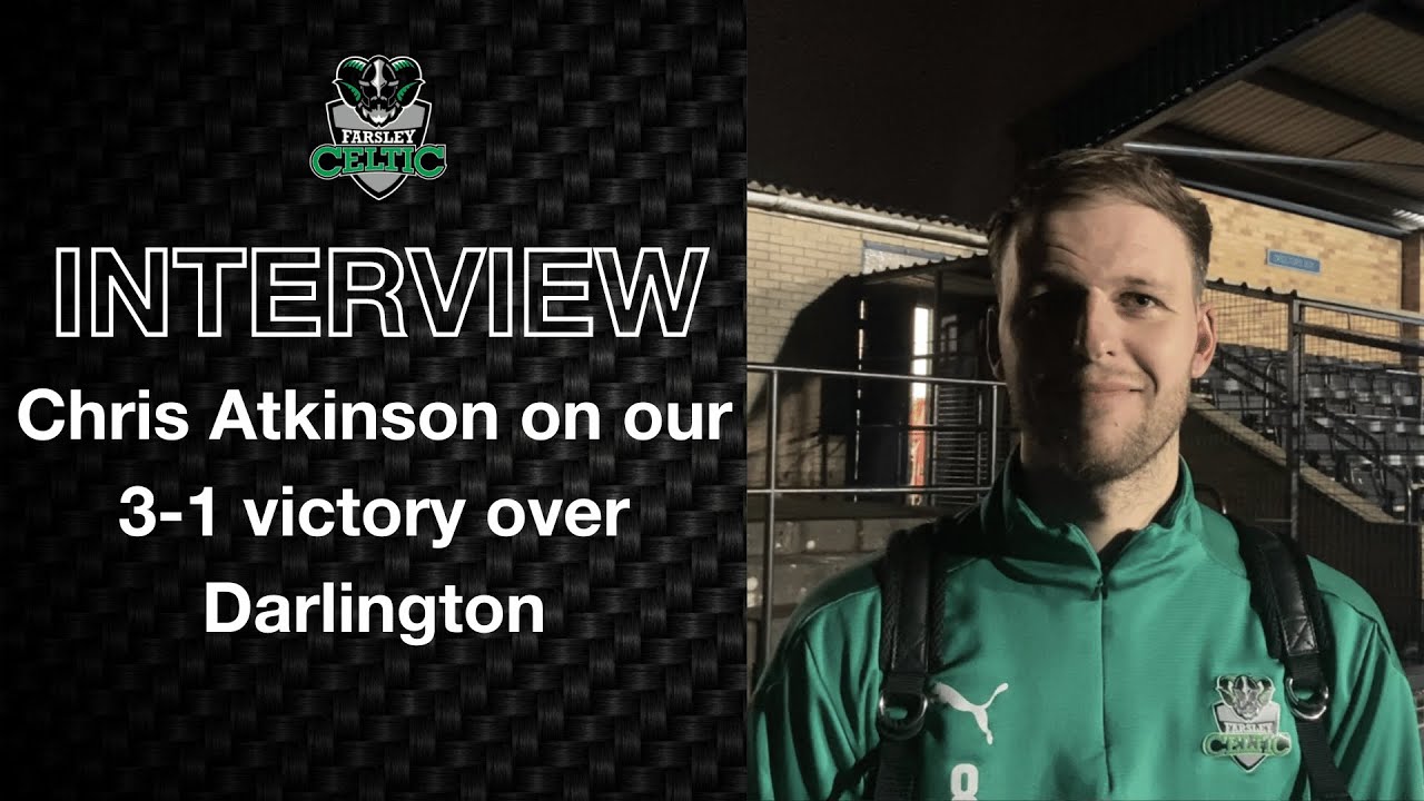Post-Match Reaction: Chris Atkinson vs Darlington (H)