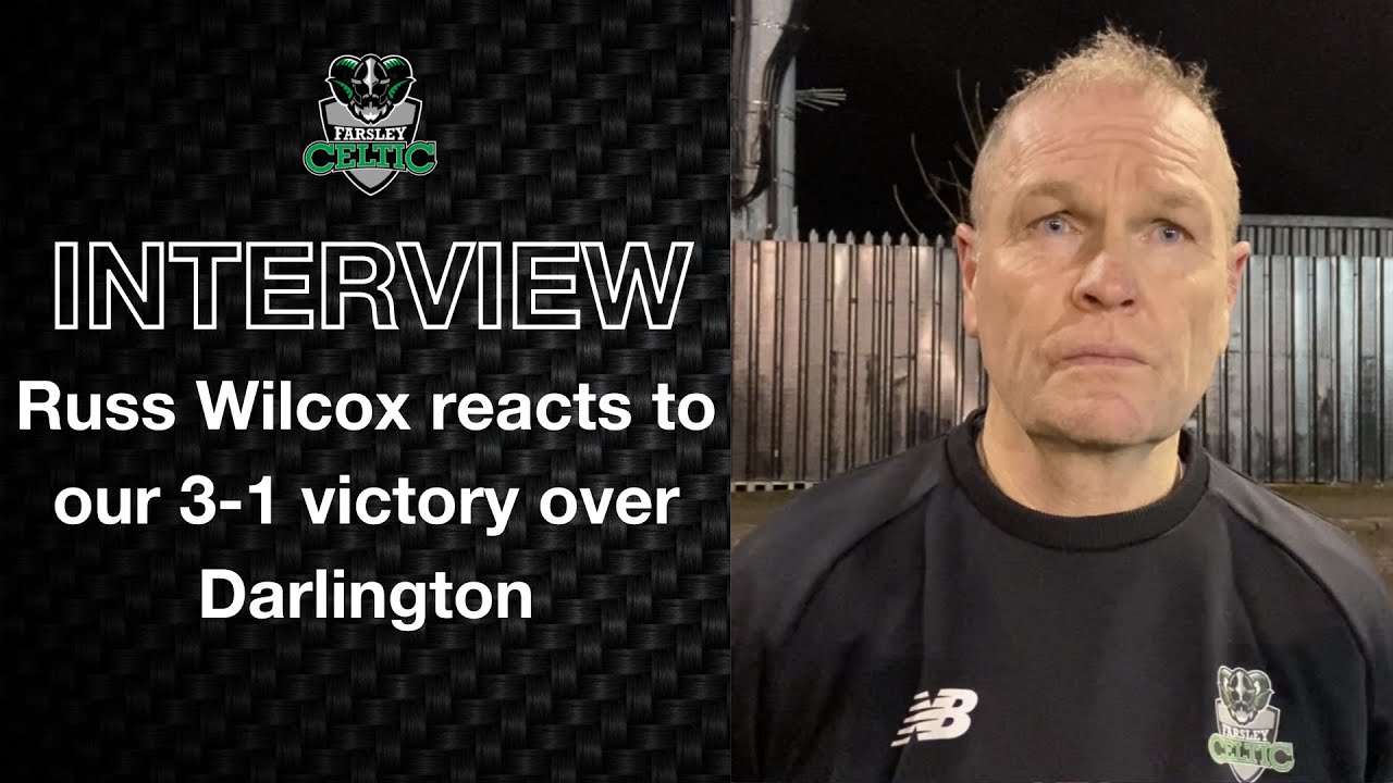 Post-Match Reaction: Russ Wilcox vs Darlington (H)