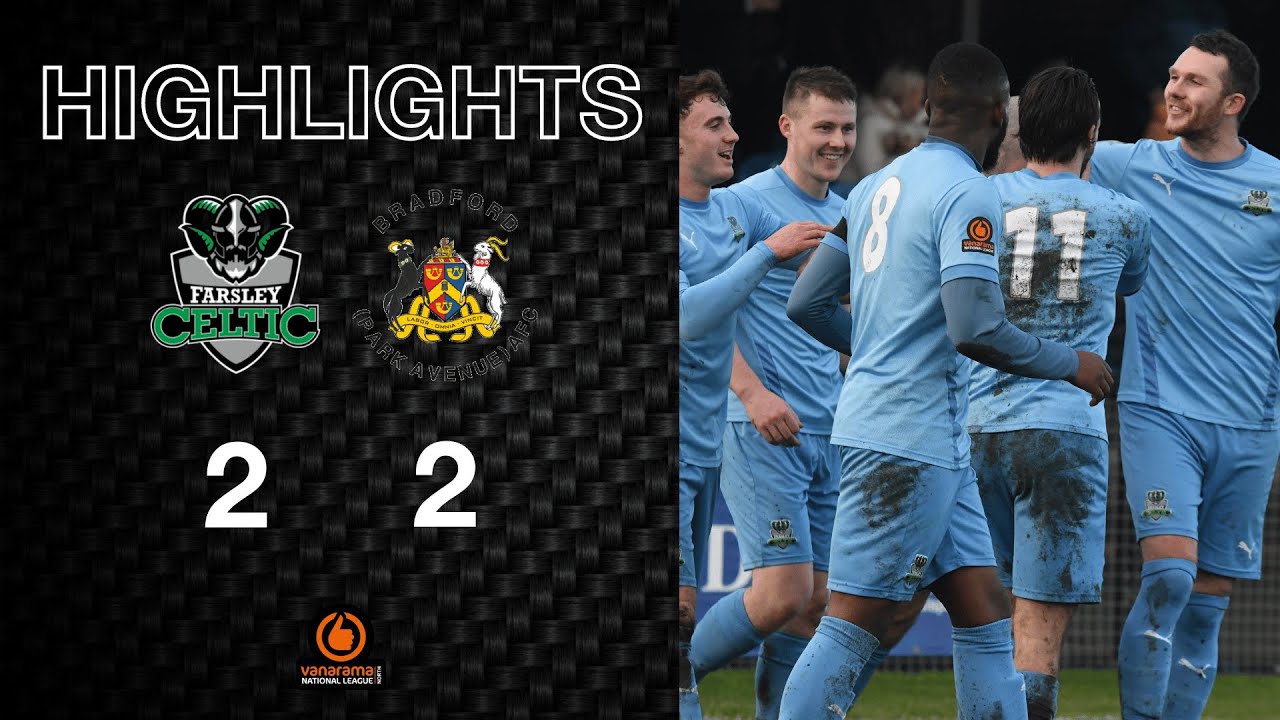 Highlights: Farsley Celtic 2-2 Bradford (Park Avenue)